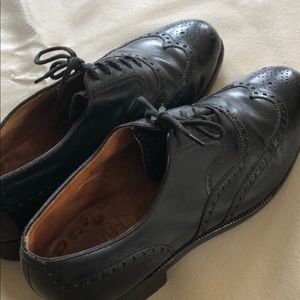 Peal & Co. men’s vintage black leather shoes